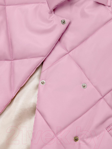 Изображение товара Пальто детское Amarobaby Trendy / AB-OD22-TRENDY29/06-140 (розовый, р.140-146)