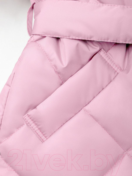 Изображение товара Пальто детское Amarobaby Trendy / AB-OD22-TRENDY29/06-140 (розовый, р.140-146)