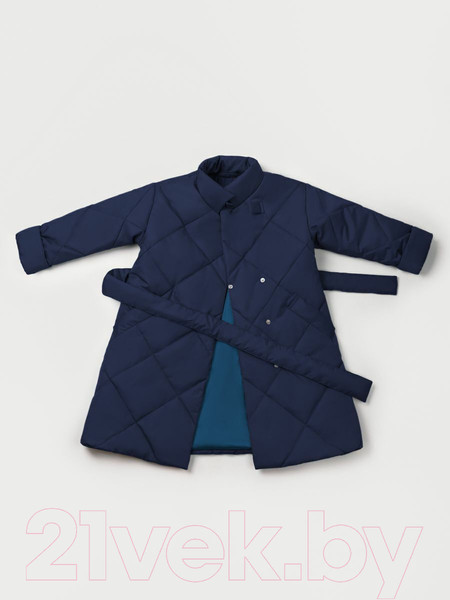 Изображение товара Пальто детское Amarobaby Trendy / AB-OD22-TRENDY29/20-140 (синий, р.140-146)