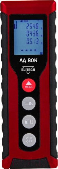 Изображение товара Лазерный дальномер Elitech ЛД 80К