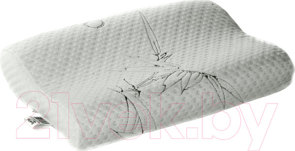 Изображение товара Подушка для сна Familytex ППУМ с памятью формы (50x33x8/11, бамбук)