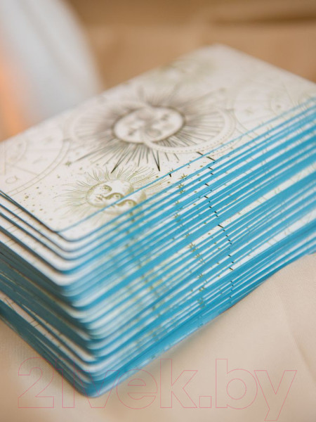 Изображение товара Гадальные карты Gothic Kotik Production Светлое Таро мини. Райдера Уэйта 78+2 (голубой глянцевый)