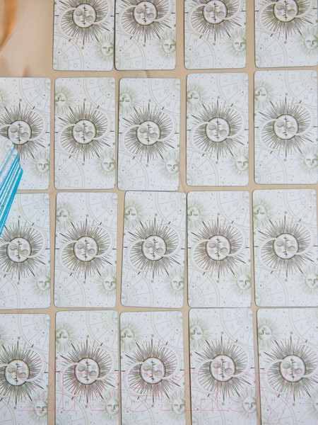 Изображение товара Гадальные карты Gothic Kotik Production Светлое Таро мини. Райдера Уэйта 78+2 (голубой глянцевый)