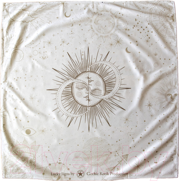 Изображение товара Скатерть для гадания Gothic Kotik Production Светлая Вселенная