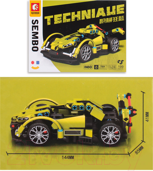 Изображение товара Конструктор Darvish Машинка / SR-T-3639