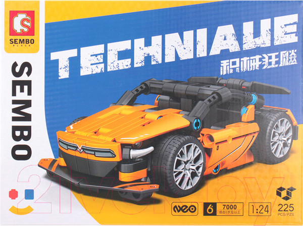 Изображение товара Конструктор Darvish Машинка / SR-T-3640