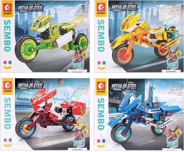 Изображение товара Конструктор Darvish Мотоцикл / SR-T-3645