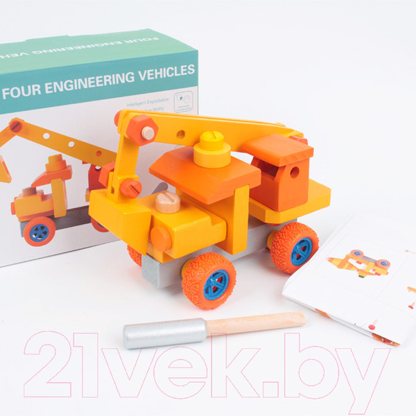 Изображение товара Экскаватор игрушечный Darvish Engineering Vehicles / SR-T-3680-2