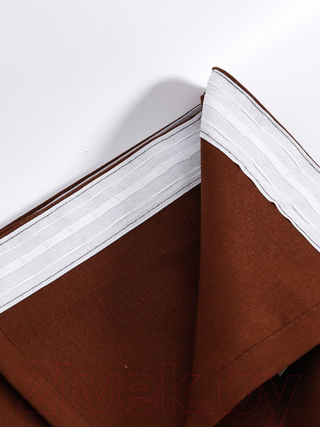 Изображение товара Комплект штор Loon Линен на ленте / GO.LEN.LIN-4 (коричневый)