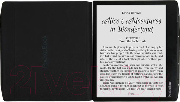 Изображение товара Обложка для электронной книги PocketBook HN-FP-PU-700-GG-CIS (черный)
