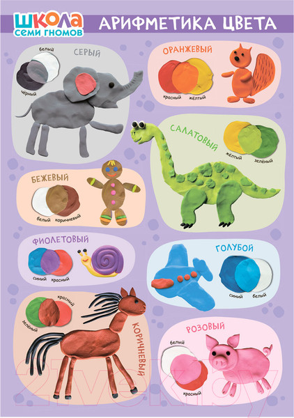 Изображение товара Набор развивающих книг Мозаика-Синтез Школа Семи Гномов. Мастерская. Для творчества 4+ / МС13228