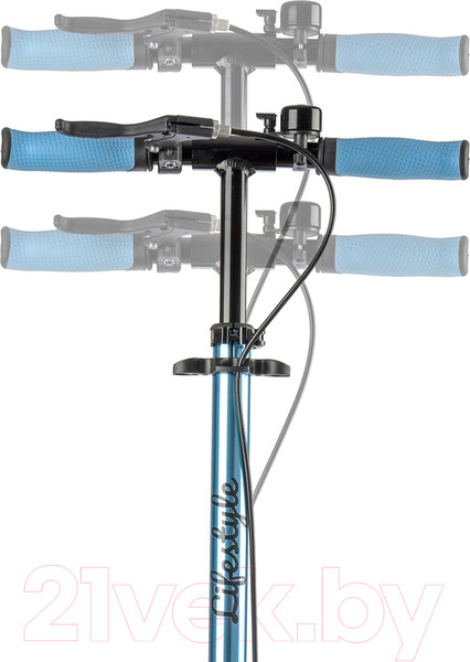 Изображение товара Самокат городской Plank P22 (голубой металлик)