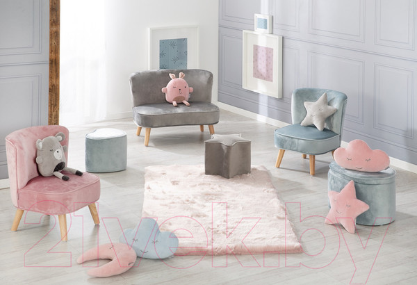 Изображение товара Пуф детский Roba Lil Sofa / 450140SY (голубой)