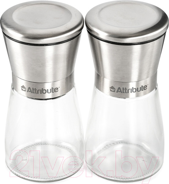 Изображение товара Набор мельниц для специй Attribute Spice Steel AGS358 (2шт)