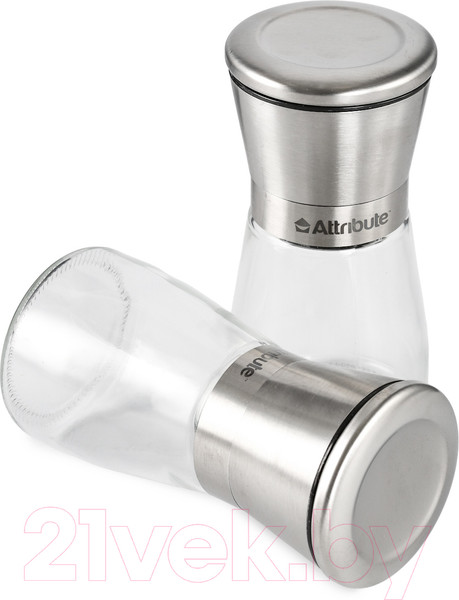 Изображение товара Набор мельниц для специй Attribute Spice Steel AGS358 (2шт)