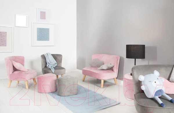 Изображение товара Кресло детское Roba Lil Sofa / 450120MA (розовый)
