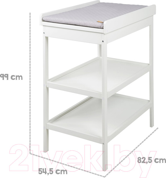 Изображение товара Столик пеленальный Roba С матрасиком / 212060WEV230 (белый)