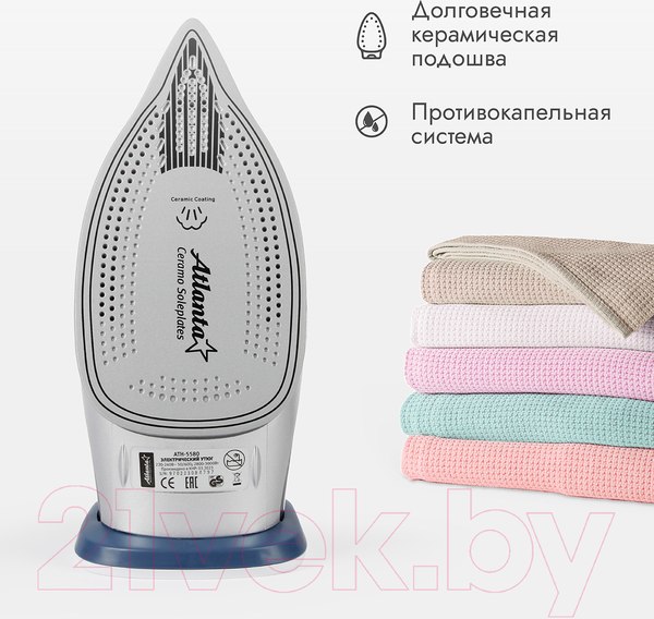 Изображение товара Утюг Atlanta ATH-5580 (синий)