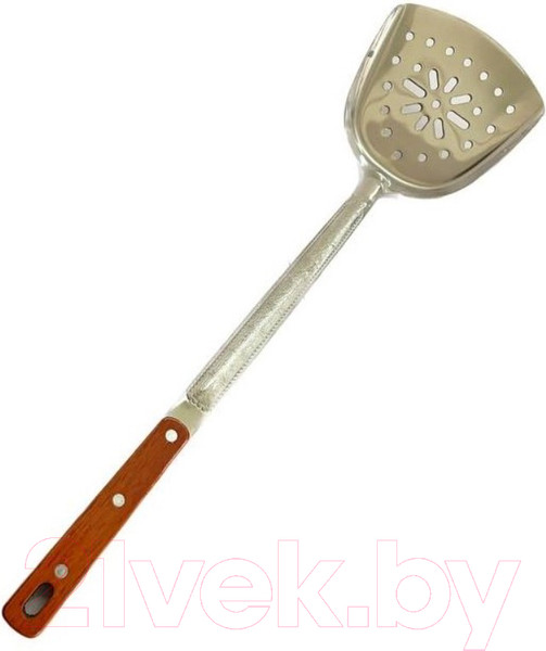 Изображение товара Лопатка для гриля Chugun Invest Профессиональная с деревянной ручкой (47см)