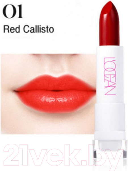 Изображение товара Помада для губ L'ocean Petite Lip Stick №01 (Red Callisto)