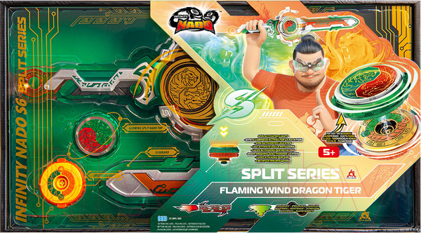 Изображение товара Игрушка детская Infinity Nado Волчок Эпик Лончер Сплит Dragon Tiger / 41740