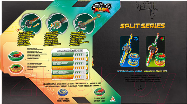 Изображение товара Игрушка детская Infinity Nado Волчок Эпик Лончер Сплит Dragon Tiger / 41740