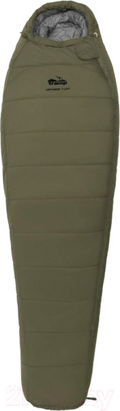 Изображение товара Спальный мешок Tramp Oimyakon T-Loft Compact Olive / TRS-048C-oliv-LT (левый)