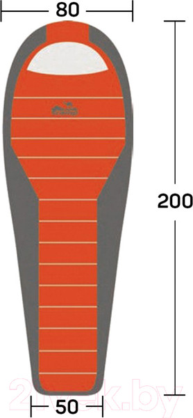 Изображение товара Спальный мешок Tramp Fjord T-Loft Compact Olive / TRS-049C-oliv-LT (левый)