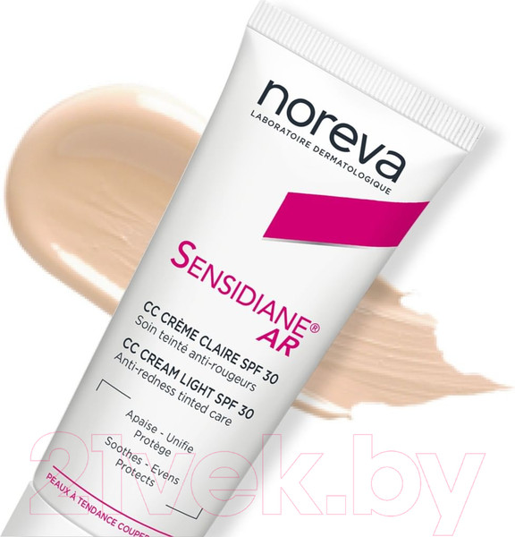 Изображение товара СС-крем Noreva Сенсидиан AR SPF 30 Светлый тон (40мл)