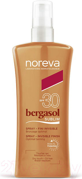 Изображение товара Эмульсия солнцезащитная Noreva Бергасол Сублим SPF 30 (125мл)