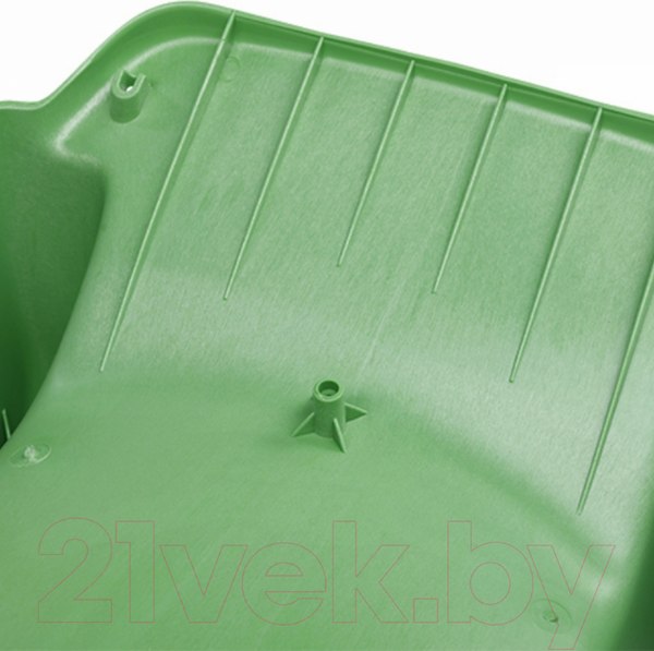 Изображение товара Скат для горки KBT Tsuri HDPE / 402.015.009.001 (с подключением к воде, зеленое яблоко)