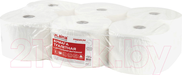 Изображение товара Туалетная бумага Laima Premium / 112514 (белый)