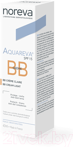 Изображение товара BB-крем Noreva Акварева ВВ крем SPF15 Светлый тон (40мл)