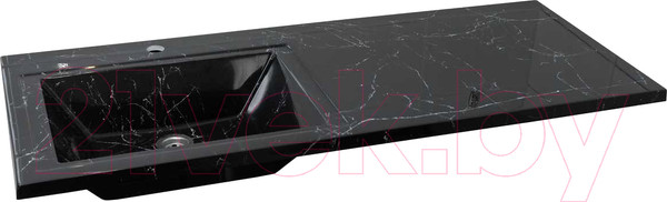 Изображение товара Умывальник Marko Марсал 120 L (черный мрамор)