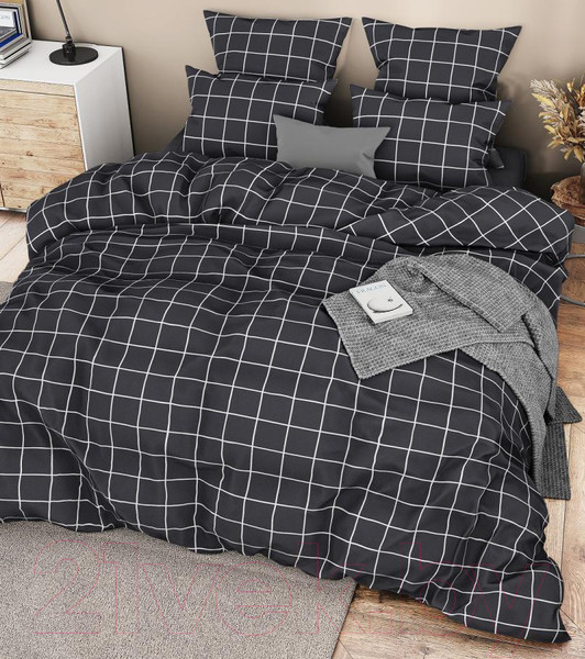 Изображение товара Комплект постельного белья Ночь нежна Рэкс Семейный 70x70 / 10559-1+70648-30