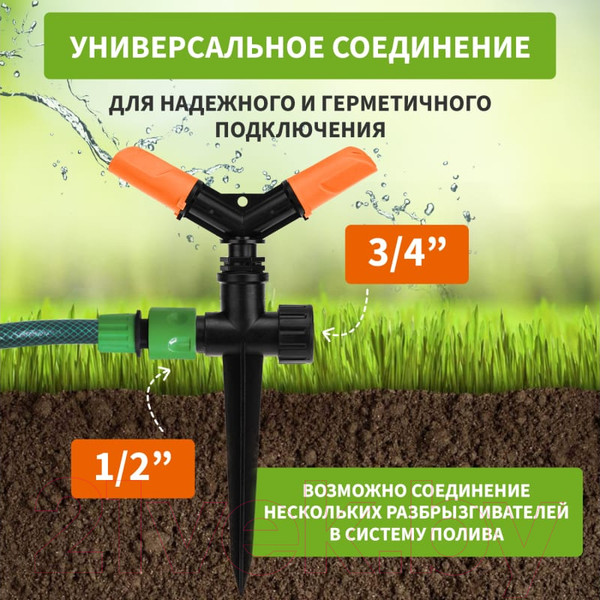 Изображение товара Дождеватель Четыре сезона 62-0254 (круговой)
