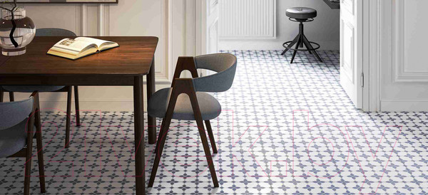 Изображение товара Плитка ProGres Palmer 730182 (450x450, белый)