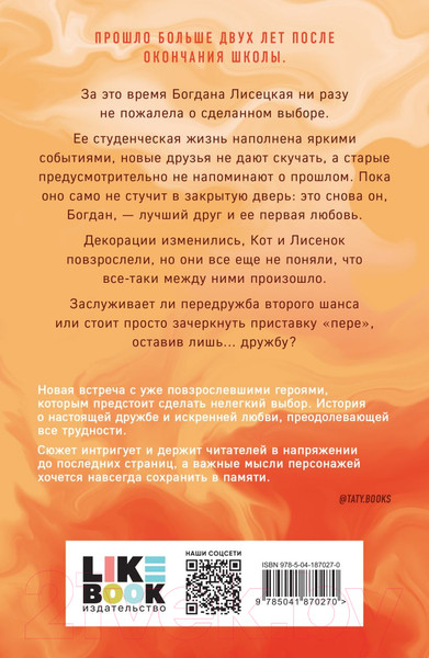 Изображение товара Книга Like Book Передружба. Второй шанс (Хилл А.)