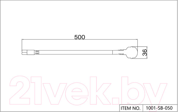 Изображение товара Шнур сетевой FAVOURITE 1001-SB-050