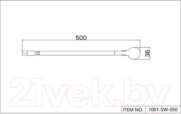 Изображение товара Шнур сетевой FAVOURITE 1001-SW-050