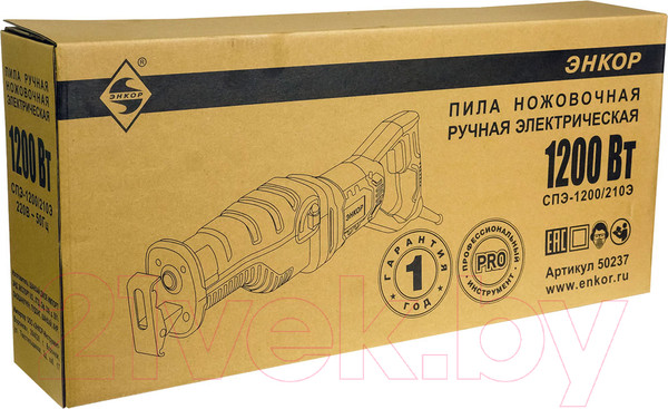 Изображение товара Сабельная пила Энкор СПЭ-1200/210Э / 50237