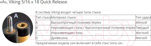 Изображение товара Кий Viking Cues Valhalla VA110 (махагон)