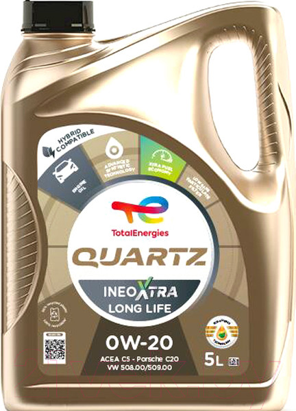 Изображение товара Моторное масло Total Quartz Ineo X Long Life 0W20 / 216189 (5л)