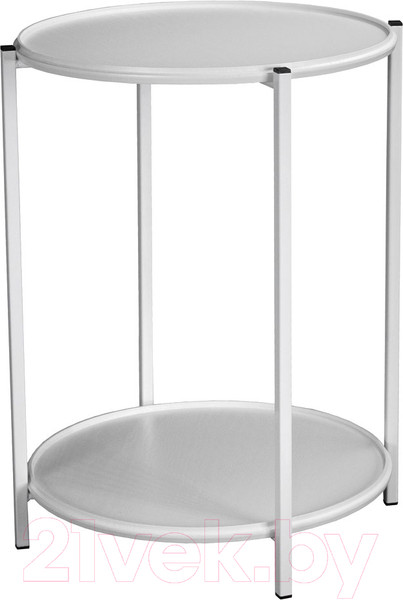 Изображение товара Журнальный столик Мебелик BeautyStyle 21 (белый/белый)