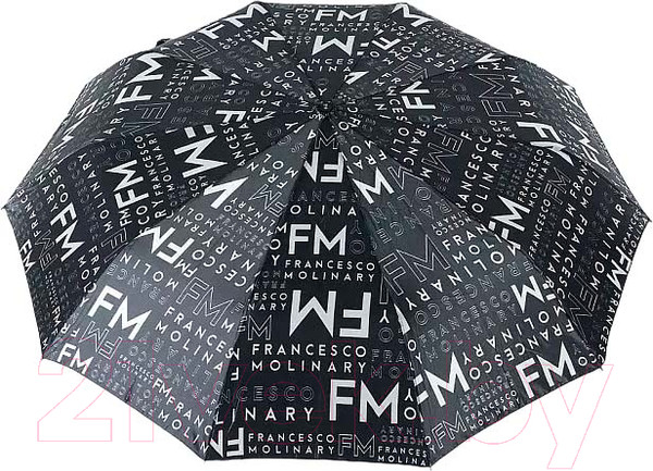 Изображение товара Зонт складной Francesco Molinary 734-23582-FM-BKW (черный)