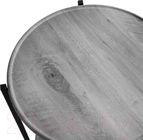 Изображение товара Журнальный столик Мебелик BeautyStyle 21 (орех гикори Grey/черный)