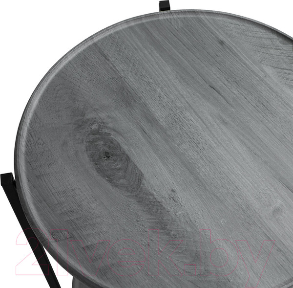 Изображение товара Журнальный столик Мебелик BeautyStyle 21 (орех гикори Grey/черный)