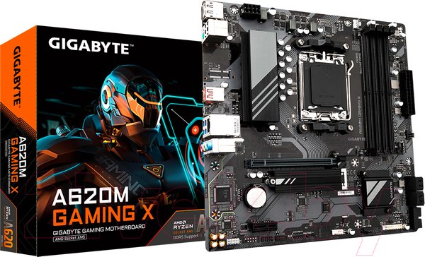 Изображение товара Материнская плата Gigabyte A620M Gaming X
