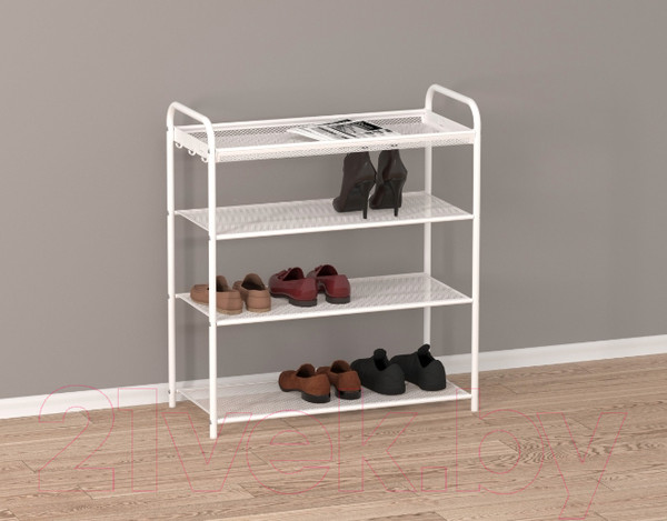 Изображение товара Полка для обуви ЗМИ Верона 24 / ПДОВ24 (белый)