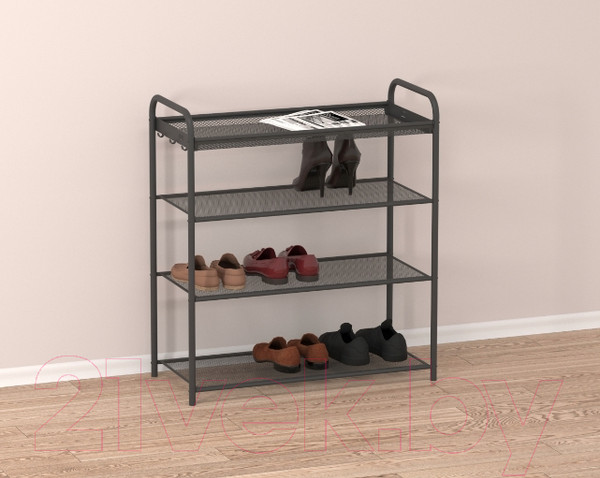Изображение товара Полка для обуви ЗМИ Верона 24 / ПДОВ24 (графит)